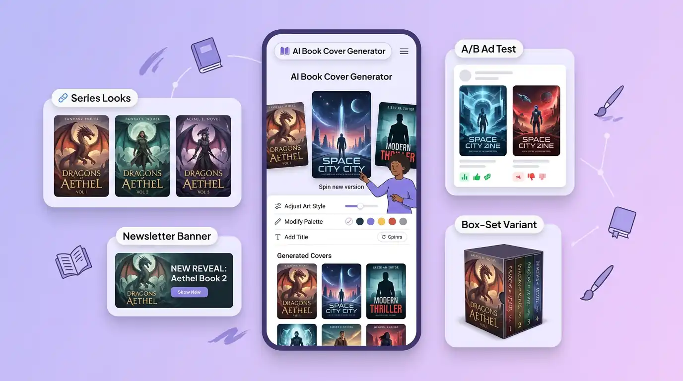 AI Book Cover Generator benefit illustration 3