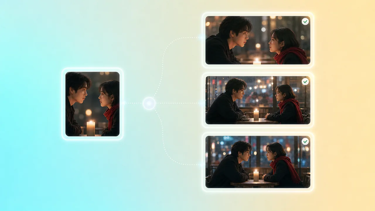 Same Two Faces Across Episodes