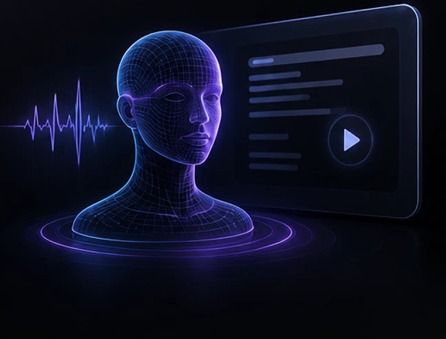 Gemini Omni audio-guided lip-sync video generation example