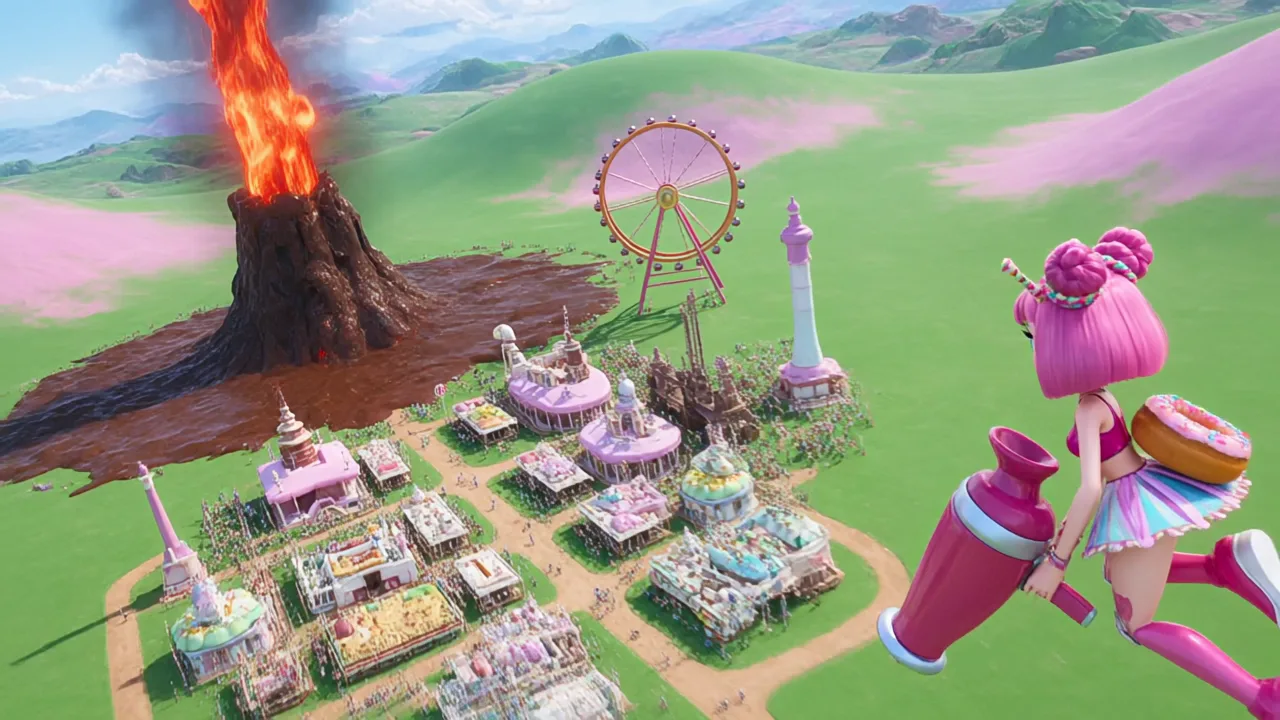 Kling output for Sugar Pop Kingdom