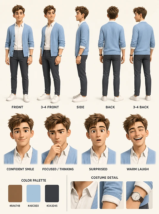 Image Ref 1: Dialogue Scene Comparison
