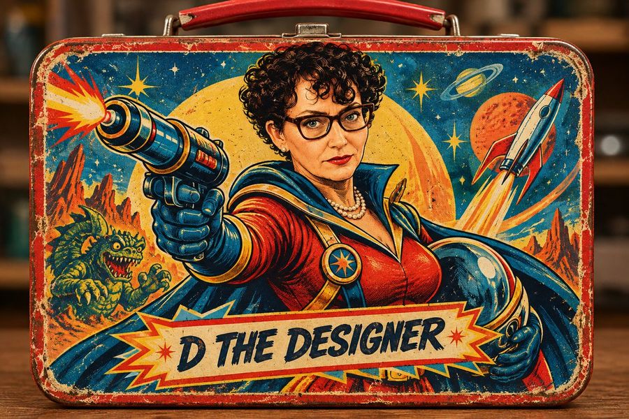 Retro Sci-Fi Lunchbox Hero