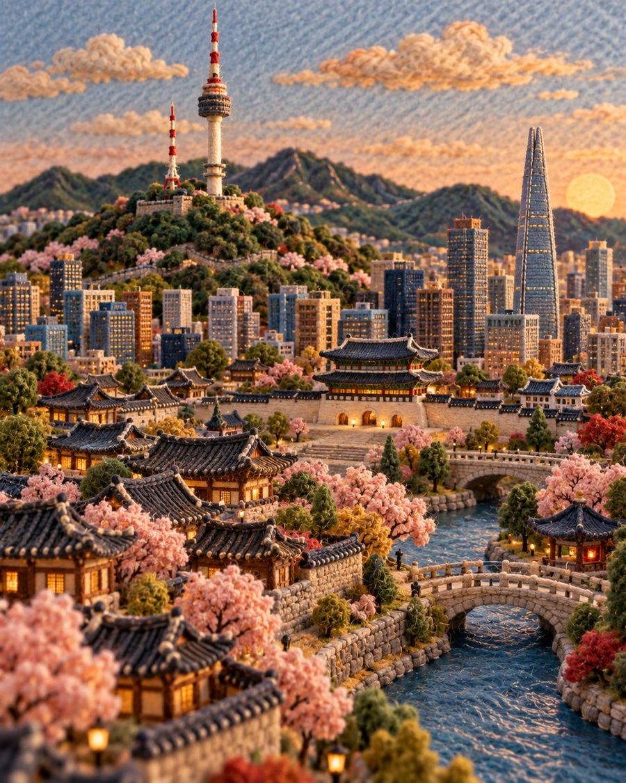 Miniature City Art Creation Prompt