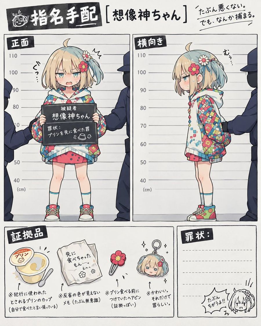 Funny Wanted Poster Character Prompt