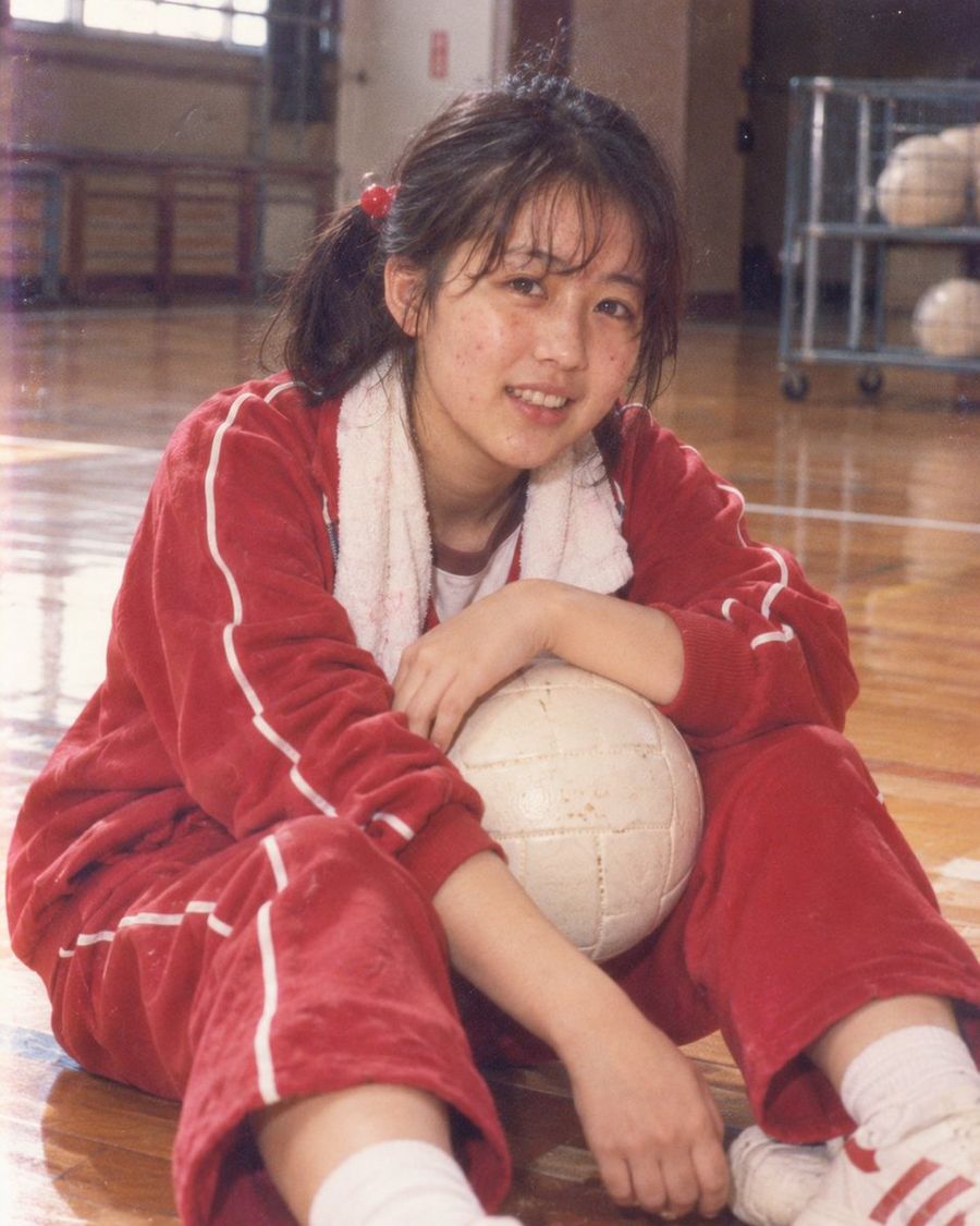 Showa Retro Style Gym Uniform Girl