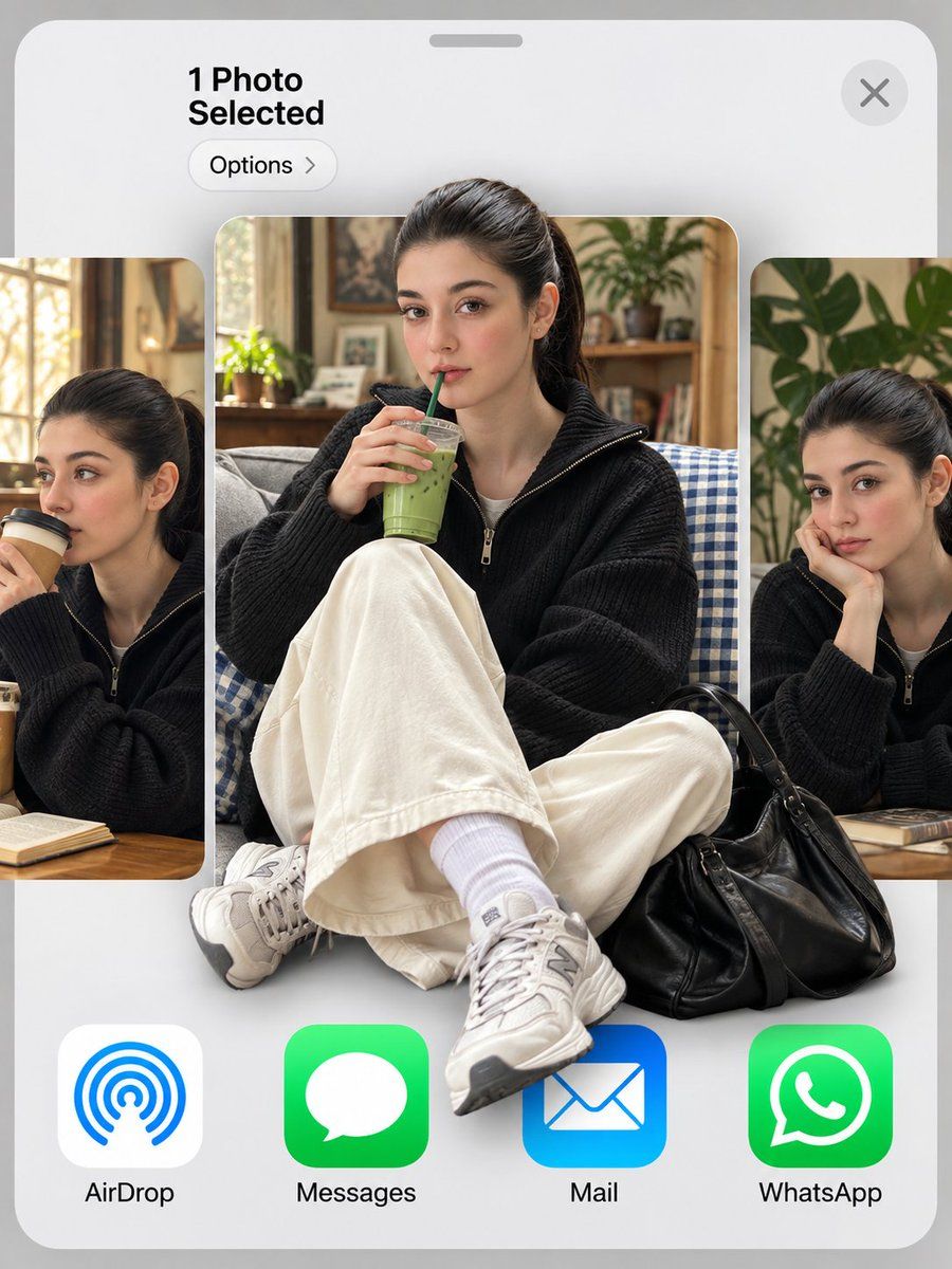 iOS Share Sheet Pop-out Effect