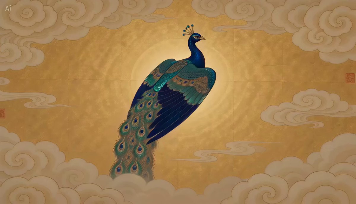 Persian Miniature Style Simurgh Video