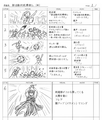 Professionalizing Rough Storyboard Sketches