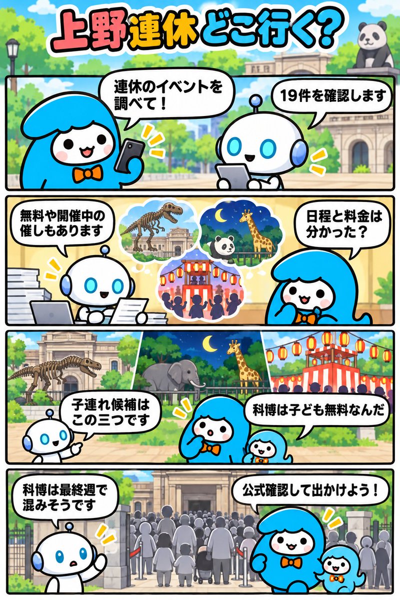 Ueno Holiday Guide Comic