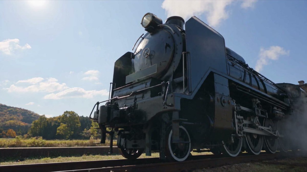 Steam Locomotive Departure Scene