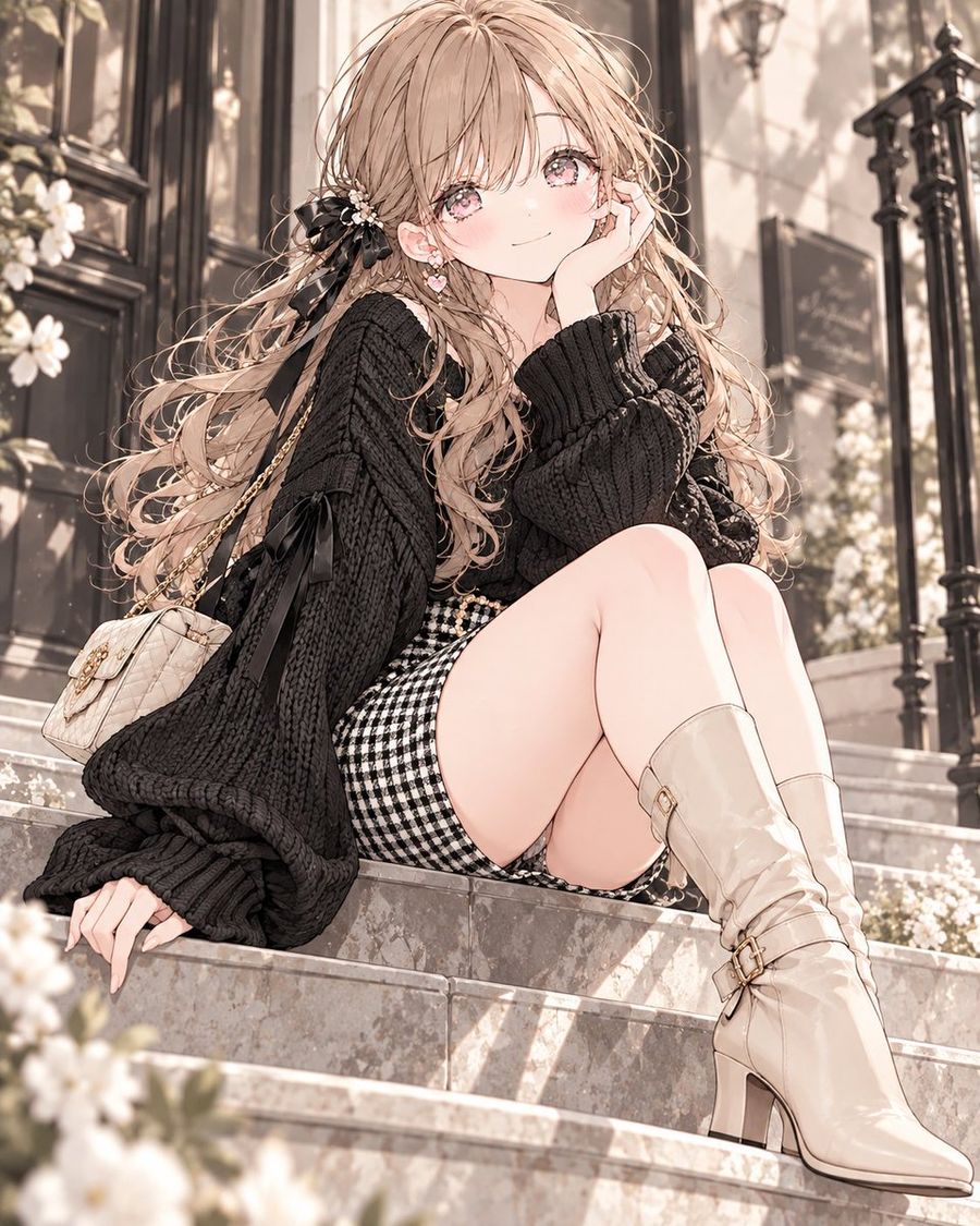 Monochrome Elegant Autumn Outfit