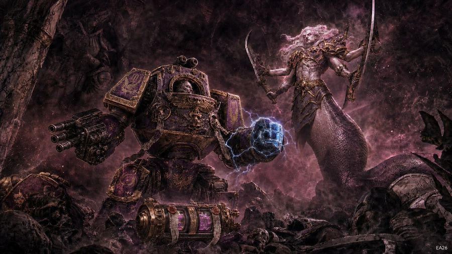 Warhammer 场景：Rylanor 对决 Fulgrim