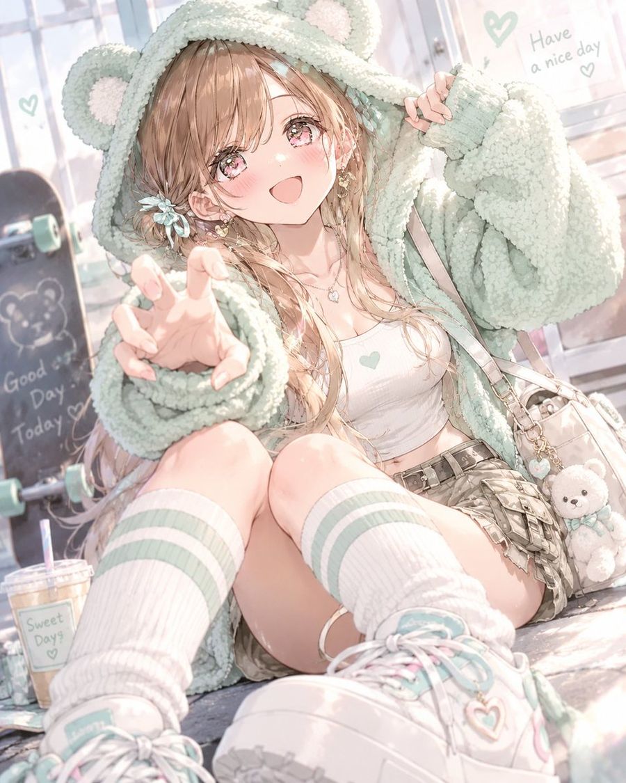 GPT Image 2 Cute Bear Hoodie Outfit Prompt