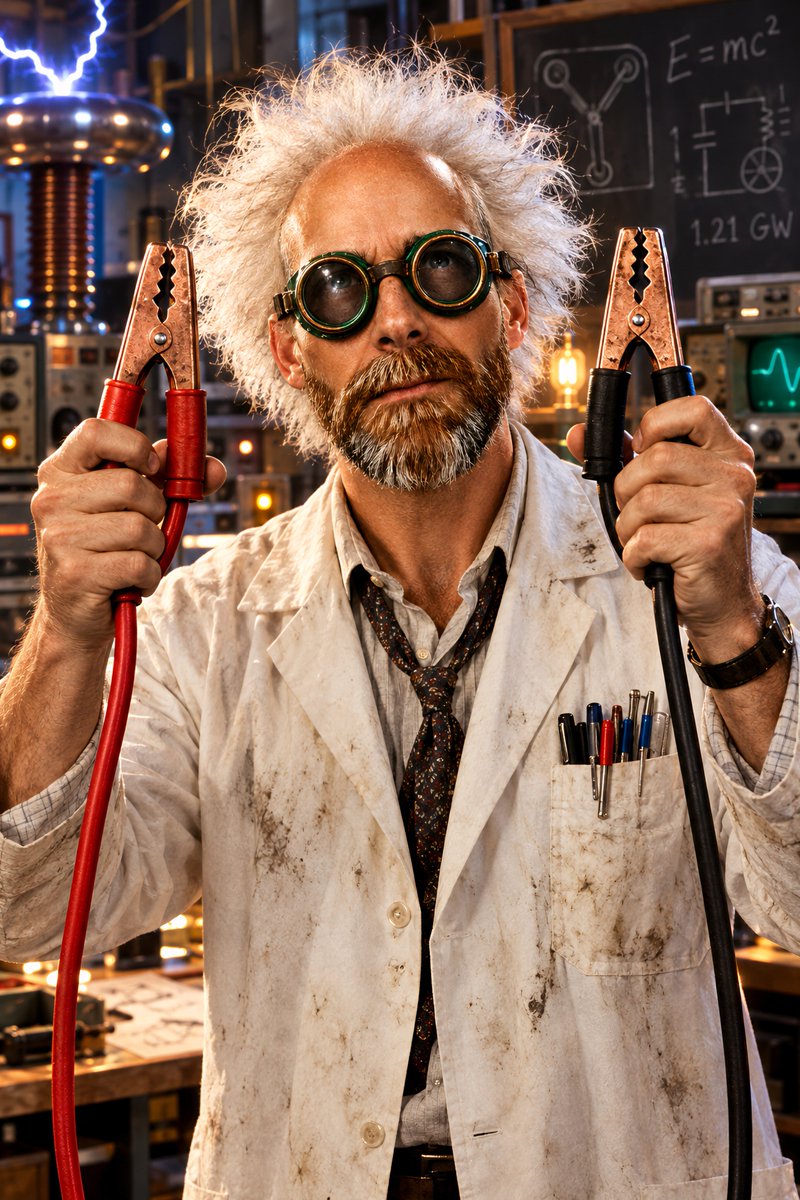 Doc Brown Style Transformation Prompt