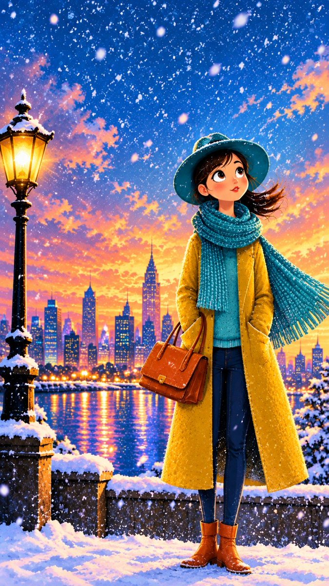 Winter Storybook Illustration Prompt