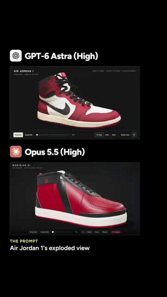 Air Jordan 爆炸视图动画