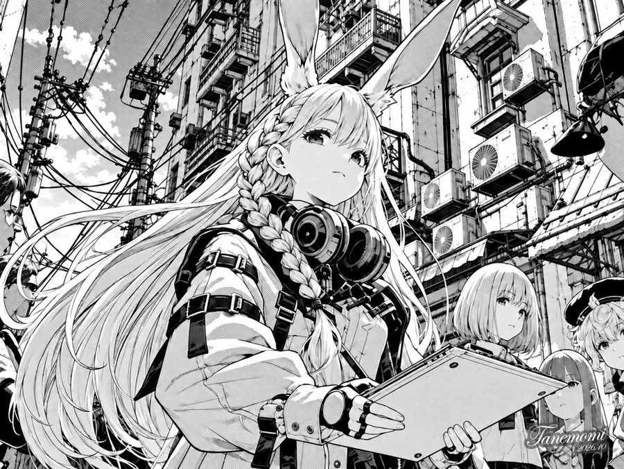 Rabbit-Eared Girl Manga