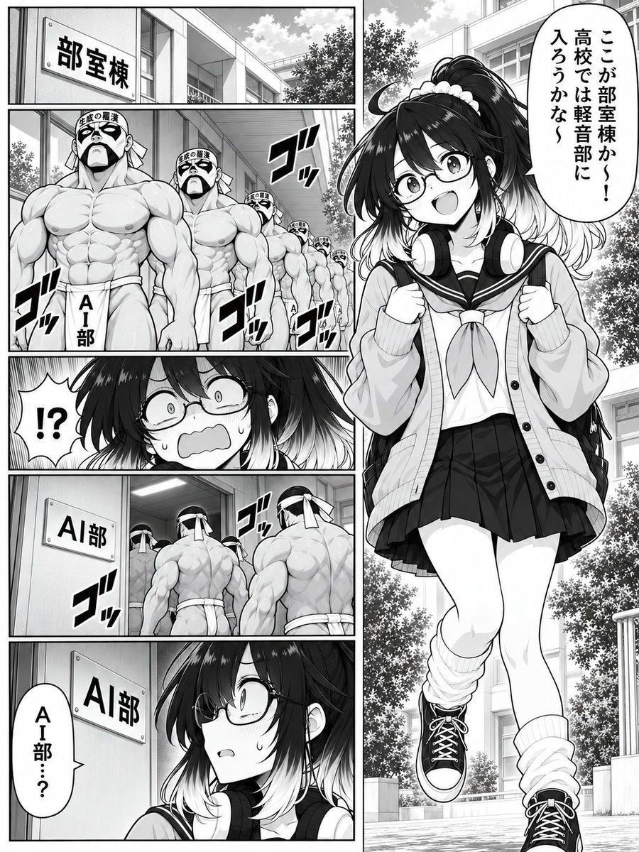 Manga Page: AI Club Misunderstanding