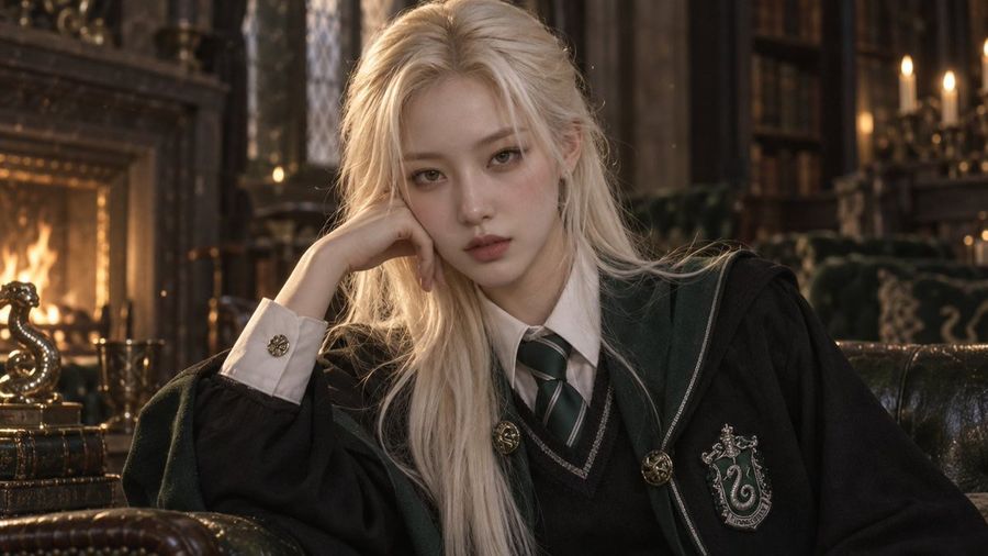 Slytherin Female Draco Malfoy Portrait